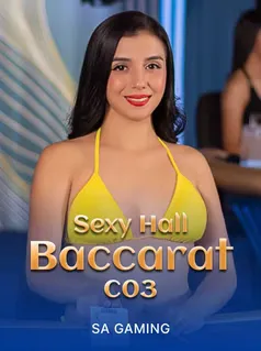 Sexy Hall Baccarat C03 live table streamed at Slamz